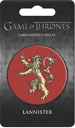 Game of Thrones Embroidered Patch Lannister