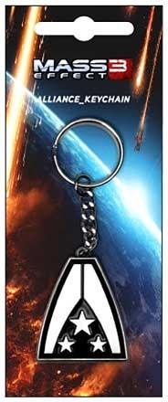 Mass Effect 3 Metal Keychain Alliance
