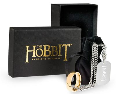The Hobbit Ring med halskedja