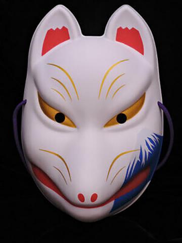 Folk Art Mask Kitsune (Fuji Fox)