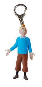 Nyckelring - Tintin med blå tröja