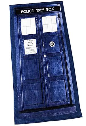 Tardis Cotton Beach Towel