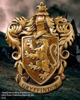 Wall Art Gryffindor House Crest 21 x 28 cm
