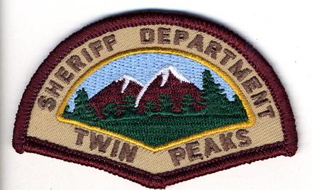Twin Peaks Sheriff's Department Iron on Patch