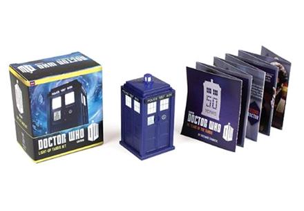 Doctor Who Light Up Tardis & Book Kit (Miniature Gift Kit)