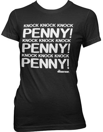 Big Bang Theory Knock Knock Knock Penny Dam T-Shirt Big Bang Theory Knock Knock Knock Penny Dam T-Shirt