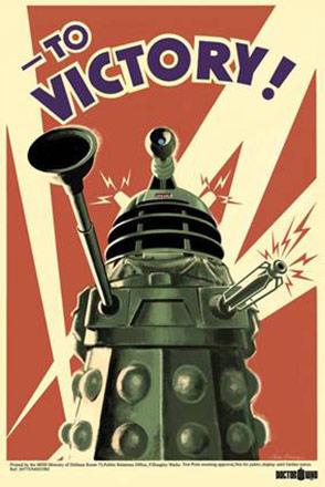 Doctor Who Dalek To Victory Poster