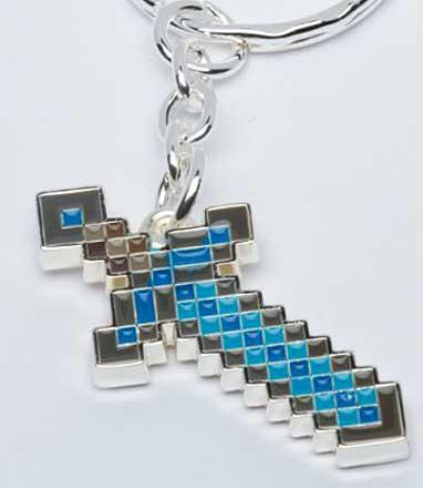 Metal Keychain Diamond Sword Metal Keychain Diamond Sword