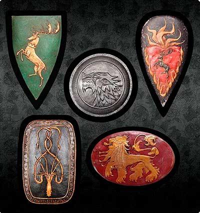 Game of Thrones Shield Magnet Set