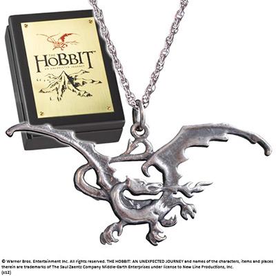 The Hobbit Smaug Sterling Silver Pendant