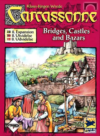 Carcassonne expansion 8 - Bridges, Castles & Bazars (Svensk)