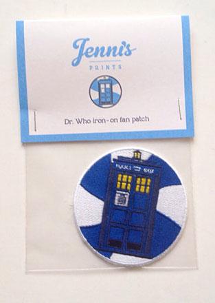 Doctor Who Police Box Patch