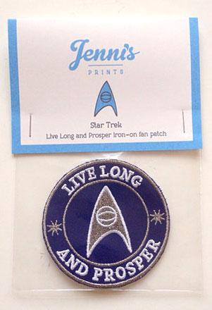 Star Trek Live Long and Prosper Patch