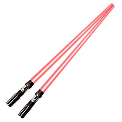 Star Wars Darth Vader Lightsaber Light-Up Chopsticks Star Wars Darth Vader Lightsaber Light-Up Chopsticks