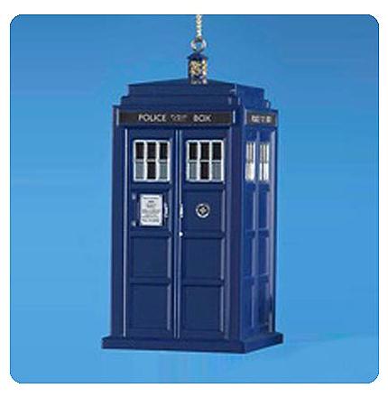Doctor Who Tardis 4 1/2-Inch Blow Mold Ornament