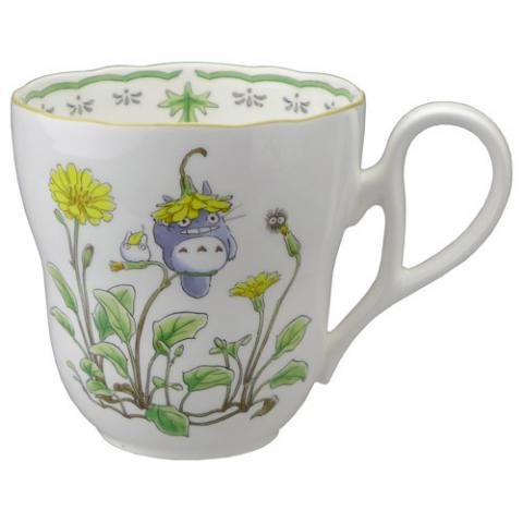 Totoro Yellow Flower Hat Cup 355 ml