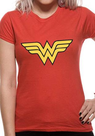 Wonder Woman Logo Ladies T-Shirt