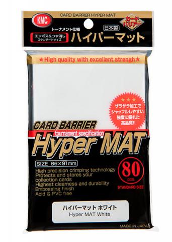 Trading Card Sleeves Hyper Mat White (80pcs)