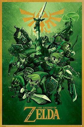 #X1 Legend of Zelda Link Maxi Poster