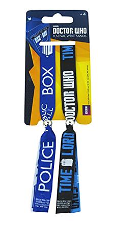 Doctor Who Call Box Festival Wristbands