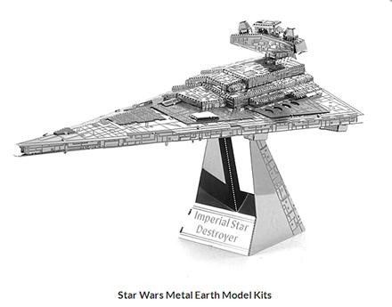 MetalEarth Imperial Star Destroyer 3D Metal Model Kit