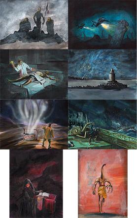 Mythos Postcard Set (8 different) by Darrell Tutchton