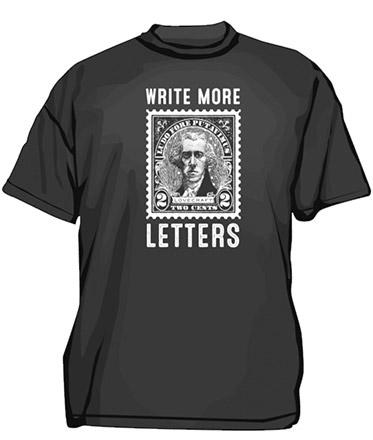 Write more letters, XX-Large