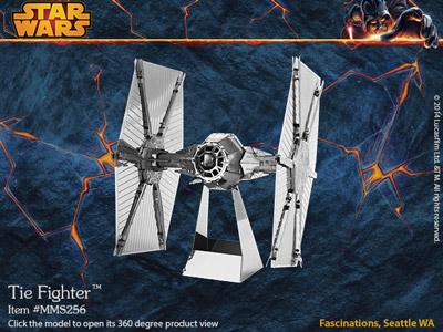 MetalEarth TIE Fighter 3D Metal Model Kit