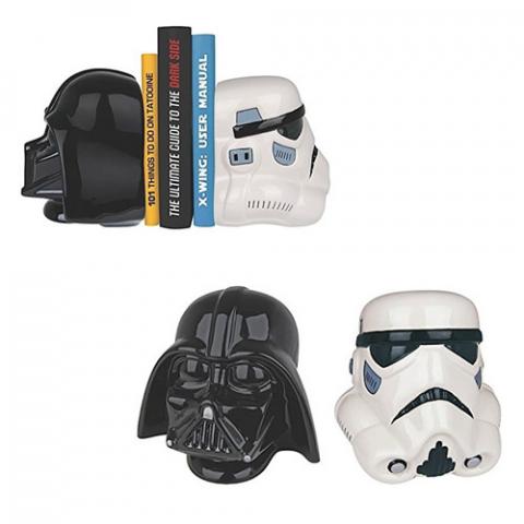 Star Wars Darth Vader & Stormtrooper Ceramic Bookends