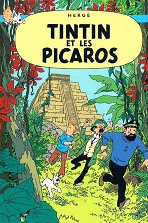 Vykort - Tintin et les picaros