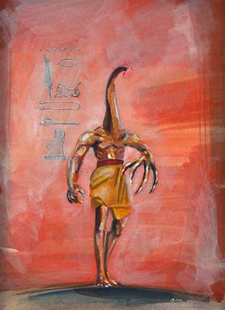 Mythos Postcard: Nyarlathotep