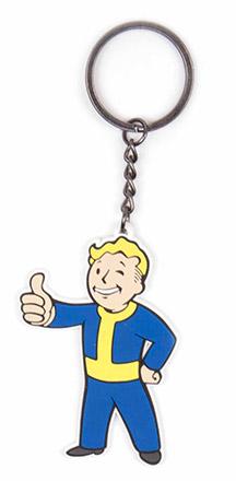 Fallout 4 Rubber Keychain Vault Boy Approves