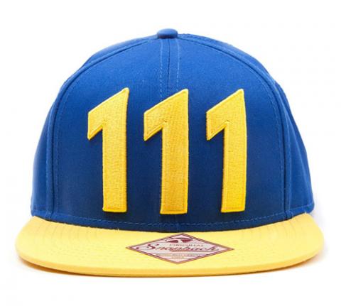 Fallout 4 Snap Back Baseball Cap Vault 111