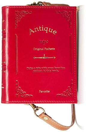 Antique Original Pochette Red