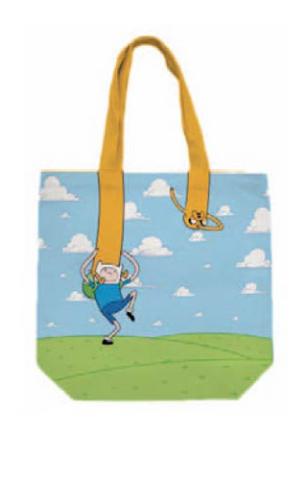 Adventure Time Finn and Jake Canvas Tote Bag