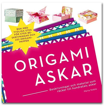 Origamiaskar (inkl 232 mönstrade papper)