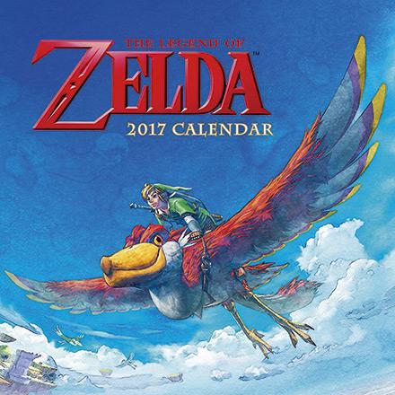 Legend of Zelda 2017 Wall Calendar