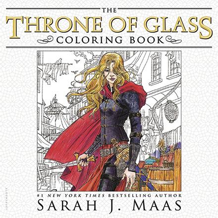The Throne of Glass Colouring Book