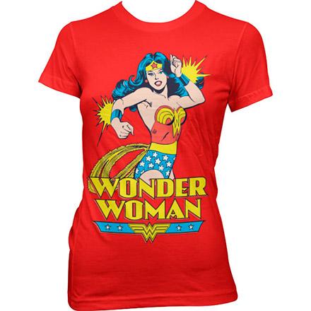 Wonder Woman Girly T-shirt Red