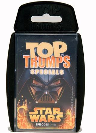 Star Wars 1 - 3 Top Trumps Specials