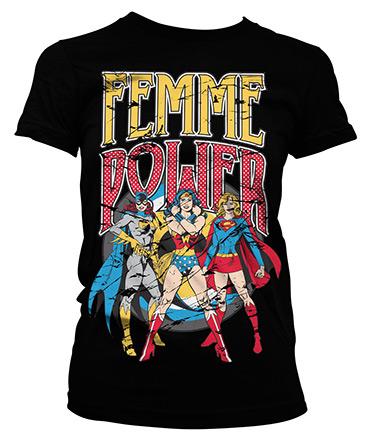 Femme Power Girly Tee Black