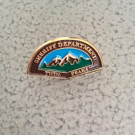 Twin Peaks Sheriff Enamel Pin