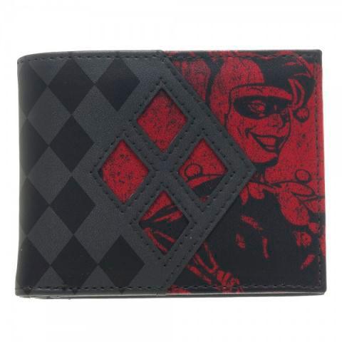 Wallet: Batman - Harley Quinn Red/Black Bi-Fold