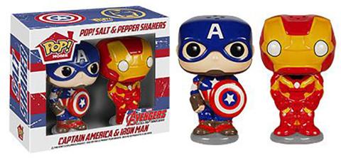 Captain America & Iron Man Salt N' Pepper Shaker