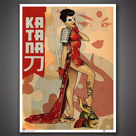 Bombshells Art Print Katana 46 x 61 cm