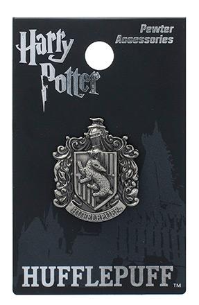 Hufflepuff Crest Pewter Lapel Pin