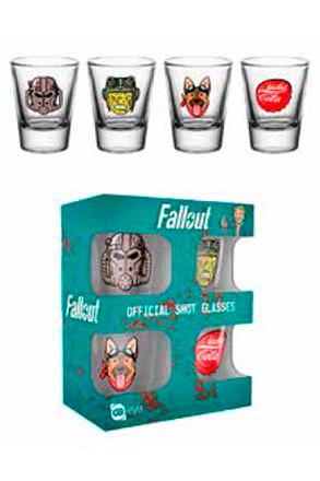 Fallout 4 Shotglass 4-Pack Icons