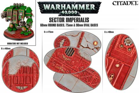 Sector Imperialis 60mm Round and 75mm & 90mm Oval Bases