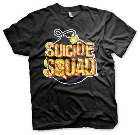 Suicide Squad Bomb Logo Black