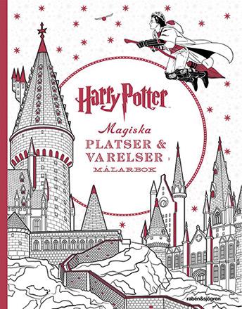Harry Potter Magiska platser och varelser-målarbok